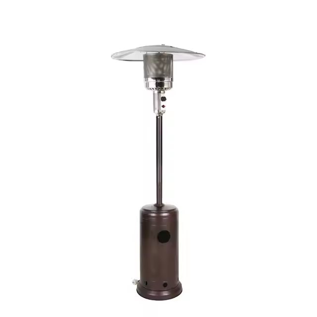 GPPH001 Outdoor Patio Heater, 470000BTUS power, blacksilver customized color, butane or LPG ,Automatic Shut-off device